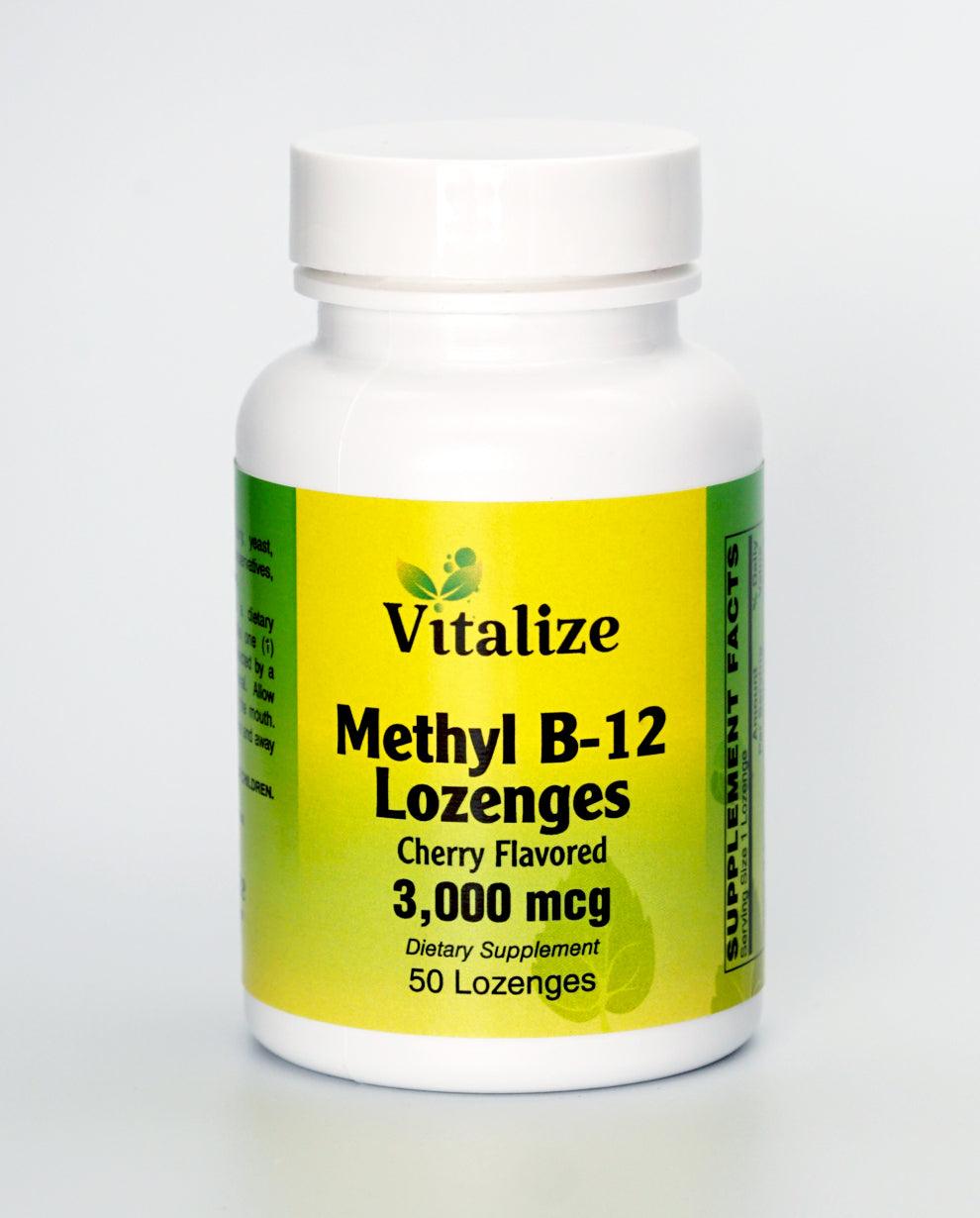 METHYL B-12 LOZENGES 3000 MCG - Vitalize®