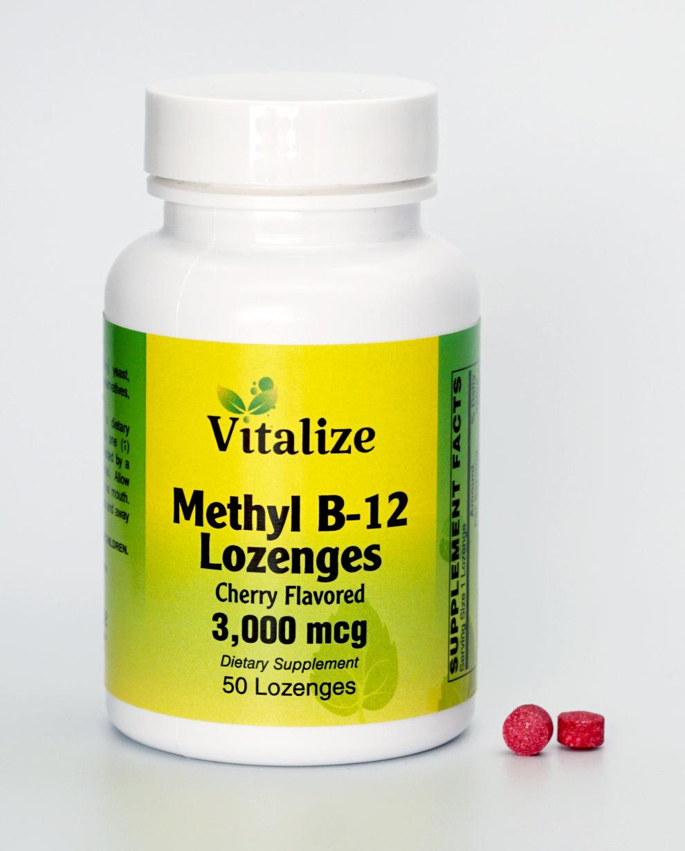 METHYL B-12 LOZENGES 3000 MCG - Vitalize®