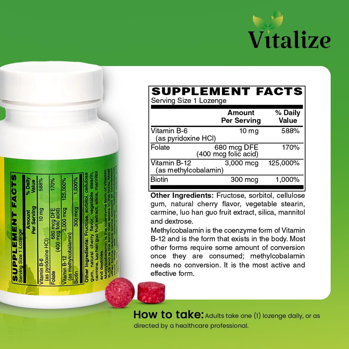 METHYL B-12 LOZENGES 3000 MCG