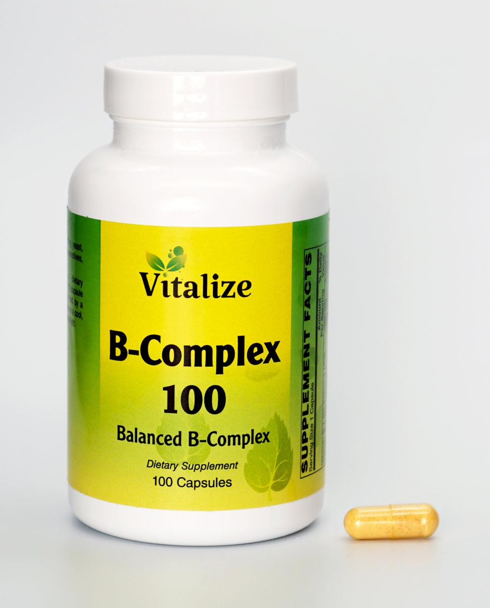 B-Complex 100 | Comprehensive B-Vitamin Support | Vitalize®